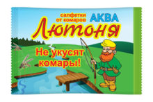 «Лютоня АКВА» — салфетки от комаров