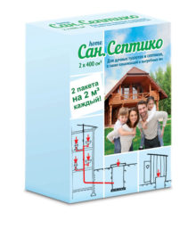 «Сан.Септико HOME» — препарат для туалетов и септиков, а также канализаций и выгребных ям