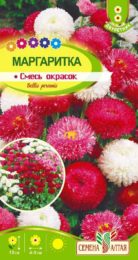 Цветы Маргаритка Смесь Окрасок/Сем Алт/цп 0,05 гр.