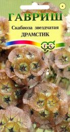Цветы Скабиоза Драмстик звездчатая/Гавриш/цп 0,5 гр.