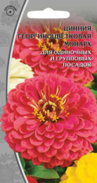 Цинния георгиноцветковая «Монарх»