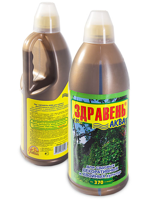 «Здравень-аква для садовых декоративных и хвойных культур»